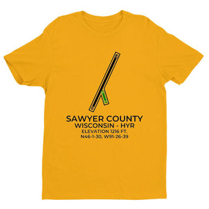 hyr hayward wi t shirt, Yellow