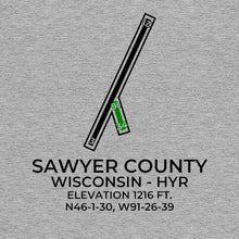 Load image into Gallery viewer, hyr hayward wi t shirt, Gray