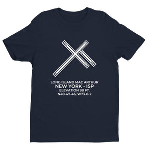 isp new york ny t shirt, Navy
