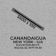 Load image into Gallery viewer, iua canandaigua ny t shirt, Gray