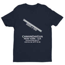 Load image into Gallery viewer, iua canandaigua ny t shirt, Navy