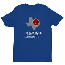 Load image into Gallery viewer, MID-WAY RGNL near MIDLOTHIAN/WAXAHACHIE; TEXAS (JWY; KJWY) T-Shirt