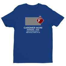 Load image into Gallery viewer, K34 facility map in GARDNER; KANSAS, Royal Blue