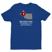 Load image into Gallery viewer, K44 facility map in BEAVER; OKLAHOMA, Royal Blue