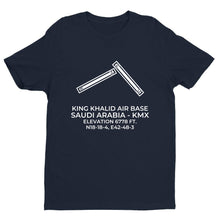 Load image into Gallery viewer, KING KHALID AIR BASE (KMX; OEKM) in KHAMIS MUSHAIT; SAUDI ARABIA (SB) T-Shirt