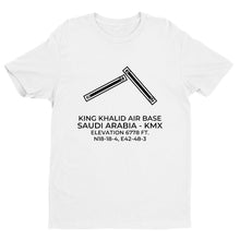 Load image into Gallery viewer, KING KHALID AIR BASE (KMX; OEKM) in KHAMIS MUSHAIT; SAUDI ARABIA (SB) T-Shirt