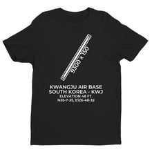 Load image into Gallery viewer, KWANGJU AIR BASE (KWJ; RKJJ) in KWANGJU; SOUTH KOREA (SK) c. pre-2001 T-Shirt