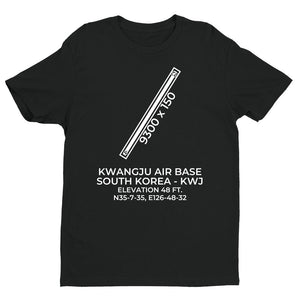 KWANGJU AIR BASE (KWJ; RKJJ) in KWANGJU; SOUTH KOREA (SK) c. pre-2001 T-Shirt
