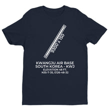 Load image into Gallery viewer, KWANGJU AIR BASE (KWJ; RKJJ) in KWANGJU; SOUTH KOREA (SK) c. pre-2001 T-Shirt