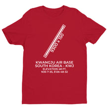 Load image into Gallery viewer, KWANGJU AIR BASE (KWJ; RKJJ) in KWANGJU; SOUTH KOREA (SK) c. pre-2001 T-Shirt