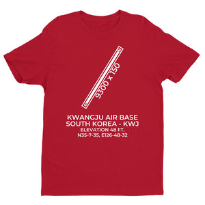 KWANGJU AIR BASE (KWJ; RKJJ) in KWANGJU; SOUTH KOREA (SK) c. pre-2001 T-Shirt