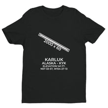 Load image into Gallery viewer, kyk karluk ak t shirt, Black