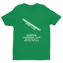 Load image into Gallery viewer, la41 breaux bridge la t shirt, Green