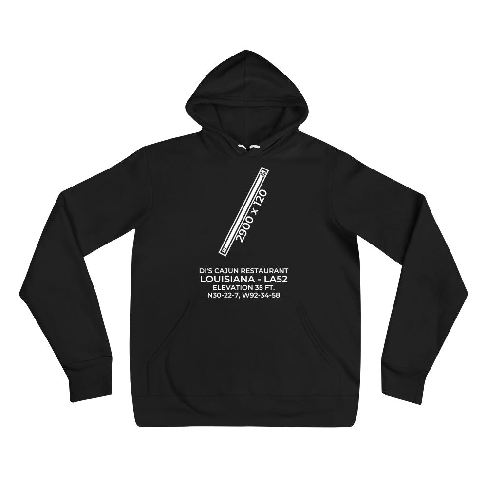 LA52 facility map in IOTA; LOUISIANA Hoodie