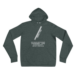 LA52 facility map in IOTA; LOUISIANA Hoodie