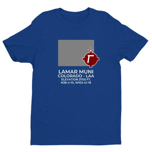 LAA facility map in LAMAR; COLORADO, Royal Blue