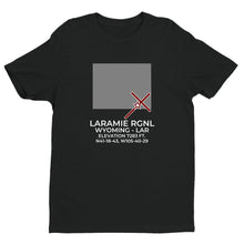 Load image into Gallery viewer, LAR facility map in LARAMIE; WYOMING, Black