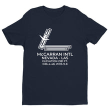 Load image into Gallery viewer, McCARRAN INTL in LAS VEGAS; NEVADA (LAS; KLAS) T-Shirt