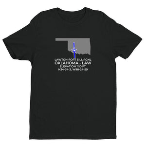 LAW facility map in LAWTON; OKLAHOMA, Black