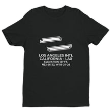 Load image into Gallery viewer, lax los angeles ca t shirt, Black