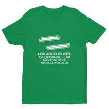 Load image into Gallery viewer, lax los angeles ca t shirt, Green