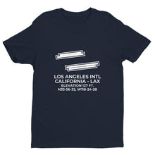 Load image into Gallery viewer, lax los angeles ca t shirt, Navy