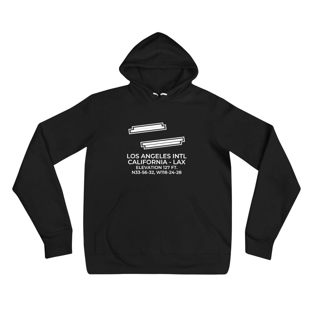 LAX facility map in LOS ANGELES; CALIFORNIA Hoodie