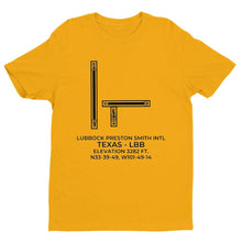 Load image into Gallery viewer, lbb lubbock tx t shirt, Yellow