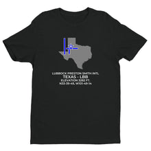 Load image into Gallery viewer, LBB facility map in LUBBOCK; TEXAS, Black