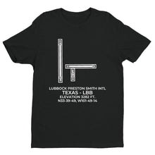 Load image into Gallery viewer, lbb lubbock tx t shirt, Black