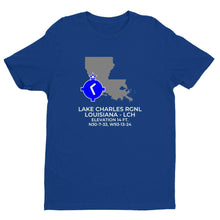 Load image into Gallery viewer, LCH facility map in LAKE CHARLES; LOUISIANA, Royal Blue