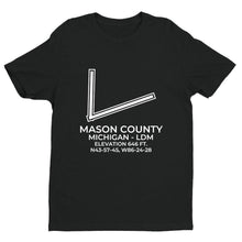 Load image into Gallery viewer, ldm ludington mi t shirt, Black