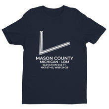 Load image into Gallery viewer, ldm ludington mi t shirt, Navy