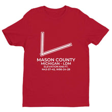 Load image into Gallery viewer, ldm ludington mi t shirt, Red