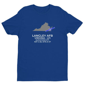 LFI facility map in HAMPTON; VIRGINIA, Royal Blue