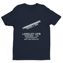 Load image into Gallery viewer, lfi hampton va t shirt, Navy