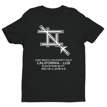 Load image into Gallery viewer, LONG BEACH / DAUGHERTY FIELD (LGB; KLGB) in LONG BEACH; CALIFORNIA (CA) c.2013 T-Shirt