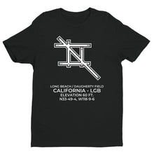Load image into Gallery viewer, LONG BEACH / DAUGHERTY FIELD (LGB; KLGB) in LONG BEACH; CALIFORNIA (CA) c.2013 T-Shirt