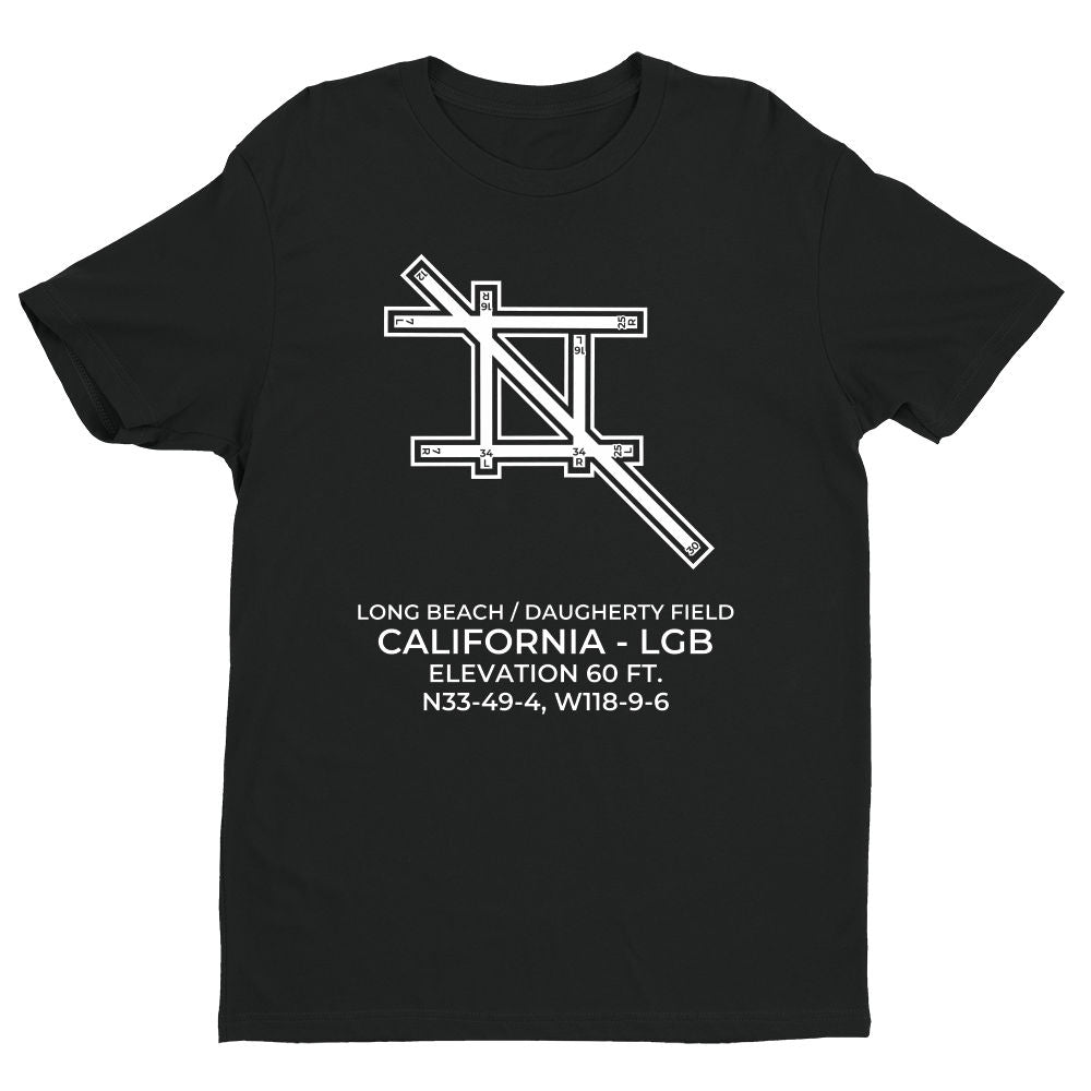 LONG BEACH / DAUGHERTY FIELD (LGB; KLGB) in LONG BEACH; CALIFORNIA (CA) c.2013 T-Shirt