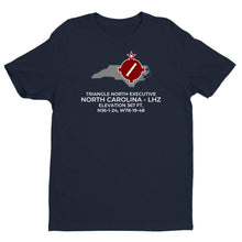 Load image into Gallery viewer, TRIANGLE NORTH EXECUTIVE near LOUISBURG; NORTH CAROLINA (LHZ; KLHZ) T-Shirt