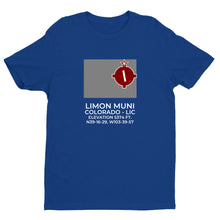 Load image into Gallery viewer, LIMON MUNI in LIMON; COLORADO (LIC; KLIC) T-Shirt