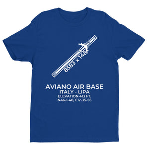 AVIANO AIR BASE (AVB; LIPA) in AVIANO; ITALY (ITL) T-shirt
