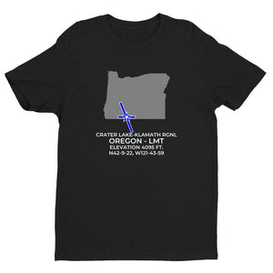 LMT facility map in KLAMATH FALLS; OREGON, Black
