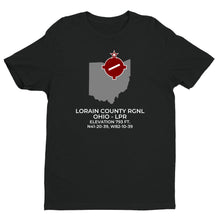 Load image into Gallery viewer, LORAIN COUNTY RGNL near LORAIN/ELYRIA; OHIO (LPR; KLPR) T-Shirt