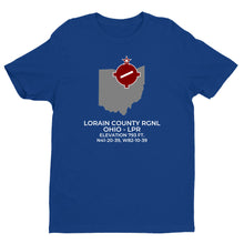 Load image into Gallery viewer, LORAIN COUNTY RGNL near LORAIN/ELYRIA; OHIO (LPR; KLPR) T-Shirt