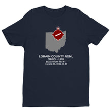 Load image into Gallery viewer, LORAIN COUNTY RGNL near LORAIN/ELYRIA; OHIO (LPR; KLPR) T-Shirt