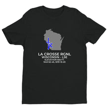 Load image into Gallery viewer, LSE facility map in LA CROSSE; WISCONSIN, Black