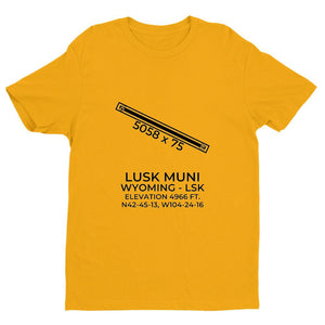 lsk lusk wy t shirt, Yellow