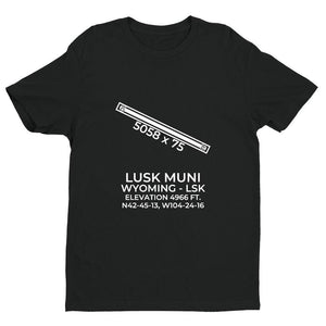 lsk lusk wy t shirt, Black