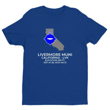 Load image into Gallery viewer, LVK facility map in LIVERMORE; CALIFORNIA, Royal Blue
